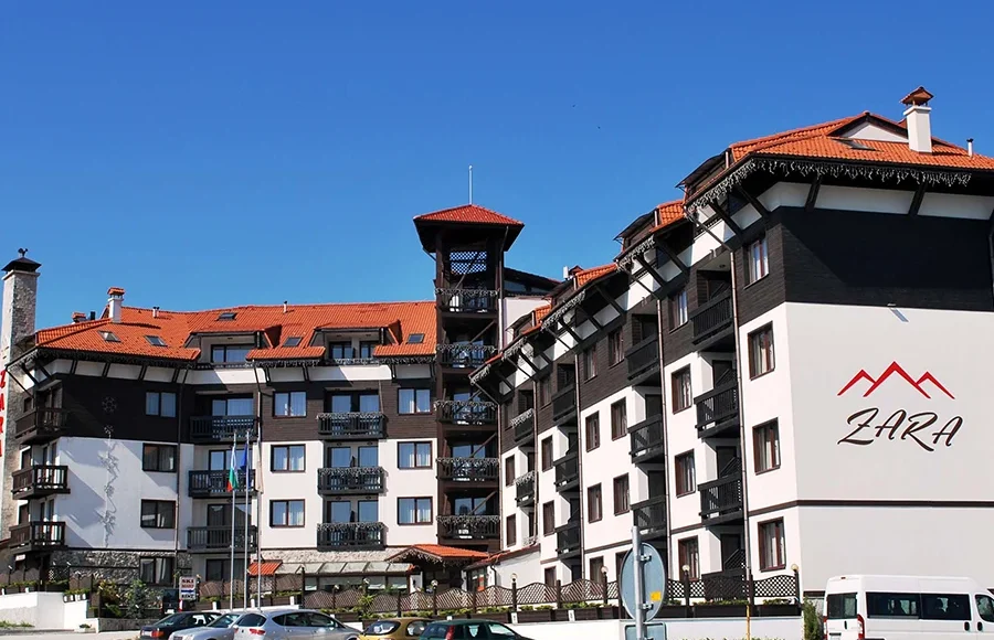 Hotel Zara Bansko - Doživite luksuz i udobnost u četvorozvezdičnom hotelu, savršeno smeštenom ispod vrha Todorka. Samo 900 metara od kabinske žičare.